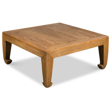 Modern Asian-Style Square Coffee Table