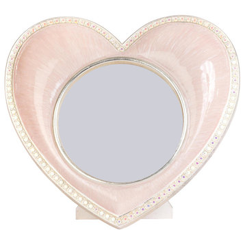 Jay Strongwater Chantal Heart Frame Pale Pink Finish