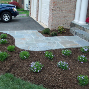 Front Flagstone Walkway and stoop Alexandria