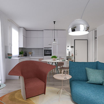 Un living da completare - Progetto in corso