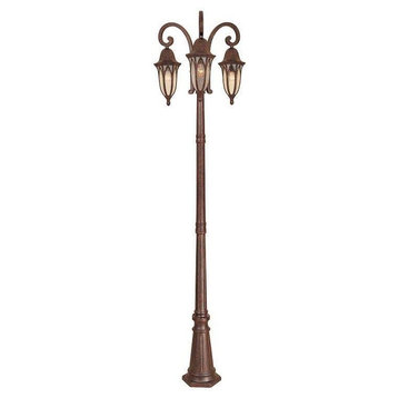 Berkshire 3 Light Post Light or Accessories in Burnished Antique Copper