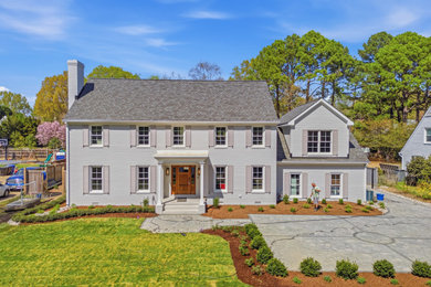 Inspiration for a timeless exterior home remodel in Other