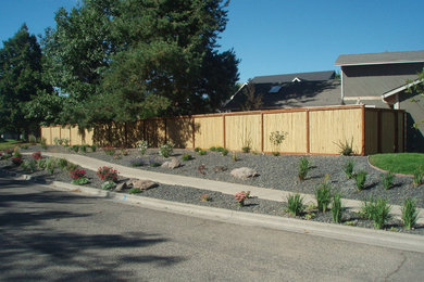 This is an example of a contemporary landscaping in Boise.