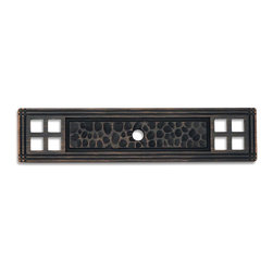 Cosmas - Cosmas 10552 Zinc Cabinet Knob Backplate - Cabinet And Drawer Hardware
