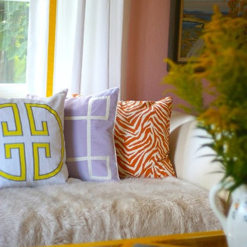 Swedish country house family room