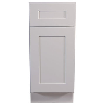 Design House 561340 Brookings 18"W x 34-1/2"H Double Door Base - White