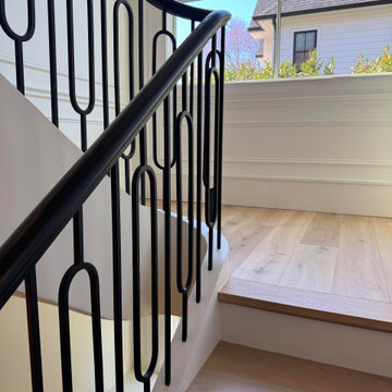 Project #134 | Straight Staircase with Elliptical Stringer