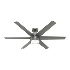 Hunter Solaria 60 LED Solaria 60" 6 Blade Indoor / Outdoor LED - Matte Silver