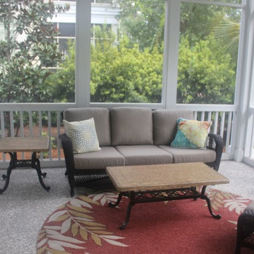 Palmetto Bluff Model Home Screened Porch