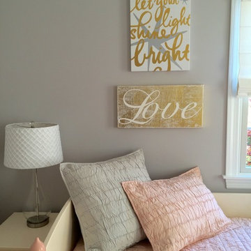 Tween Bedroom Soft Peach & Sleek