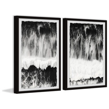 Chasing Waves Diptych, 2-Piece Set, 12x18 Panels