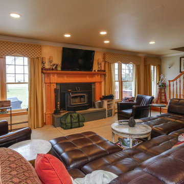 Handsome LIving Room with New Wood Windows - Renewal by Andersen