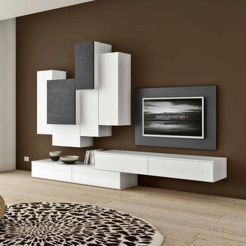 Amex contemporary modern TV media unit by Favero