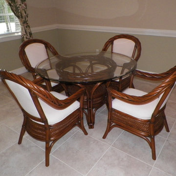 RATTAN DINING SET