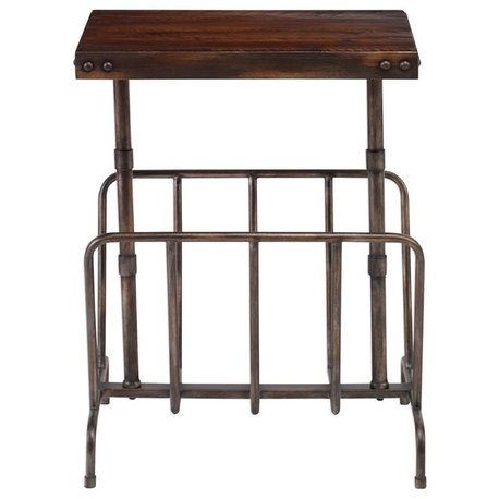 Uttermost Sonora Industrial Magazine Side Table