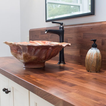 Rustic Master Bathroom Suite Remodel