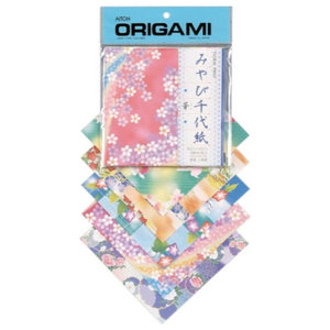 18-Pack Aitoh DS-2 Double-Sided Foil Origami Paper 5.875-Inch by 5.875-Inch