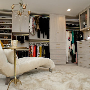 Luxurious Transitional Closet