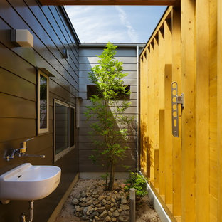 他の地域のコンテンポラリースタイルのおしゃれなデッキ (パーゴラ) の写真