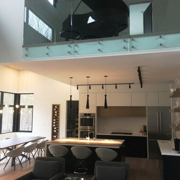 Wiring of Custom Home with Installation of Electrical Devices and Fixtures