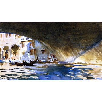 John Singer Sargent Under the Rialto Bridge, 18"x27" Wall Decal