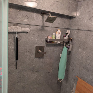 From Dated to Dramatic: A Stunning Shower Transformation