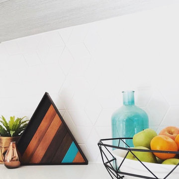 Triangle Wood Piece Showcase