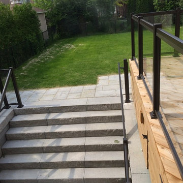 Aluminum and Glass Deck Railings - 108