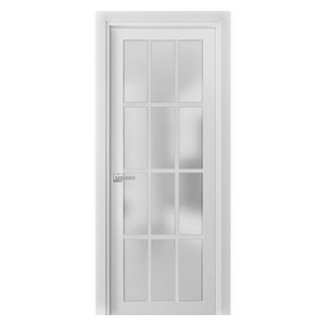 Solid French Door Glass Felicia 3312 Ginger Ash Gray Pre Hung