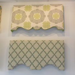 Cornice Board Display - Curtains