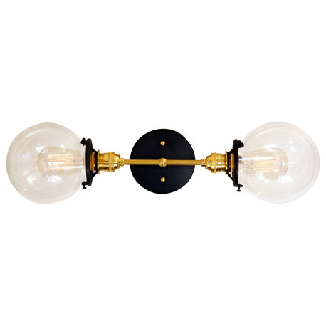 Asher Farmhouse 2-Bulb Vanity Light