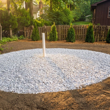 Gravel Patio Installation Niskayuna, NY River Stone