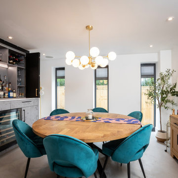 1950's bungalow replaced with a new Sustainable Home for a family