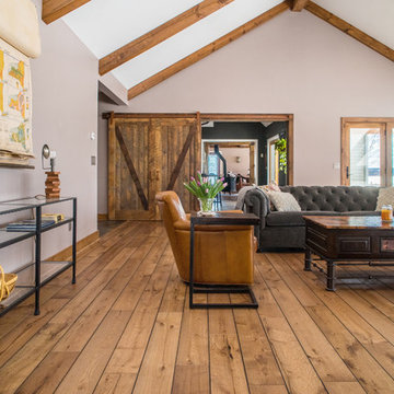 Rustic Home: hardwood flooring that removed health issues