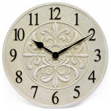 Blanc Fleur Clock