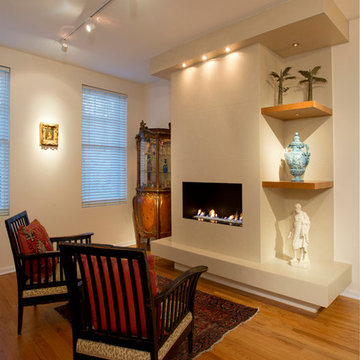 Washington DC Condo - Fireplace and Master Bath
