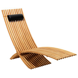 Transitional Outdoor Chaise Lounges by Skargaarden