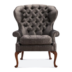 George II Wing Chair - Baker Furniture - Armchairs And Accent Chairs