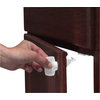 KidCo Adhesive Mount Magnet Cabinet Lock: 4 Lock Set with NO KEY