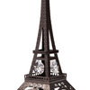 Gunmetal Grey Crystal Studded Eiffel Tower Ornament