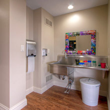 meadowood basement, mudroom, living room
