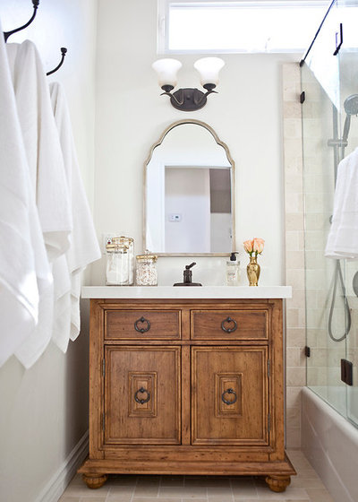 Mediterranean Bathroom by Bungalow 56 Interiors