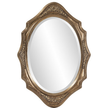 Trafalga Virginia Silver Leaf Mirror