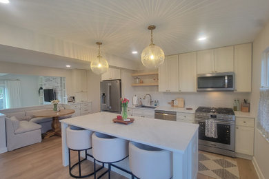 Kitchen - transitional kitchen idea in Detroit