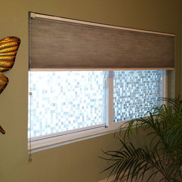 Decorative Film on Bathroom Window
