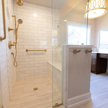 Lenexa, Kansas Primary Bathroom Remodel with Zero-Entry Shower