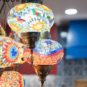 Turkish Tea Room Inspired Colorful Kitchen