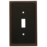 Cosmas - Cosmas Decorative Wall Plates/Outlet Cover, Oil Rubbed Bronze, 65000 Series - Heavy duty cast metal contruction