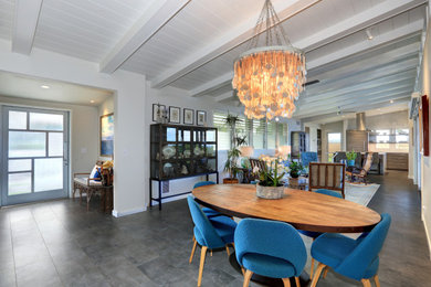 Inspiration for a beach style dining room in Hawaii.