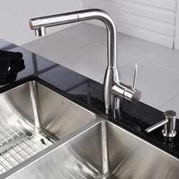 Kraus Stainless Steel Pull Out Sprayer Kitchen Faucet KPF-2140 - Kitchen Faucets